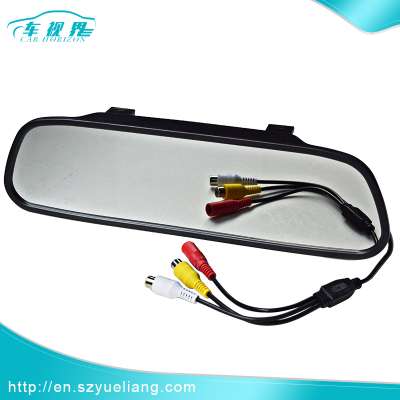 5 " inch tft car video monitors/car rear view mirror with PAL/NTSC